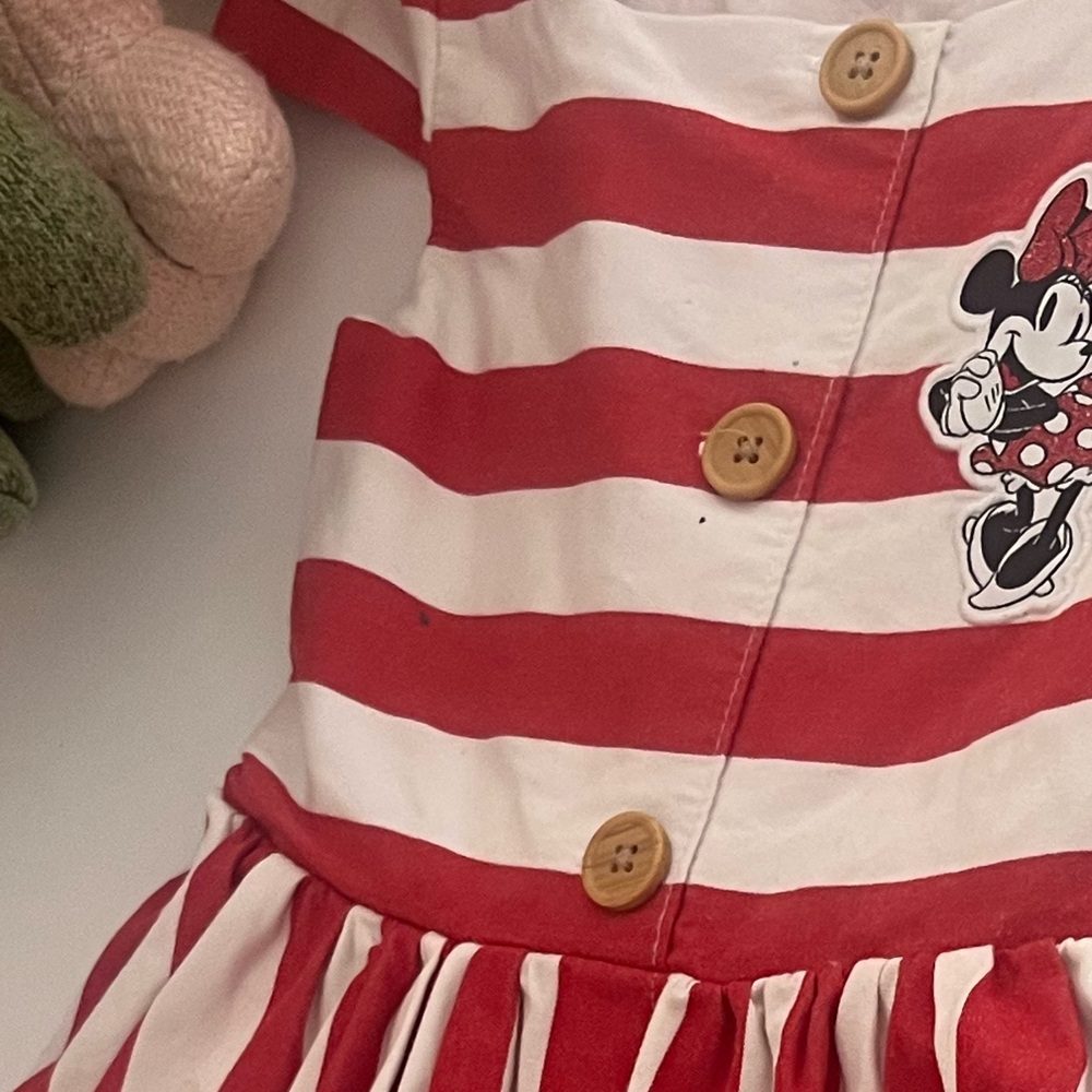 Disney’s Minnie Mouse Striped Dress for Girls - Picture 8 of 12